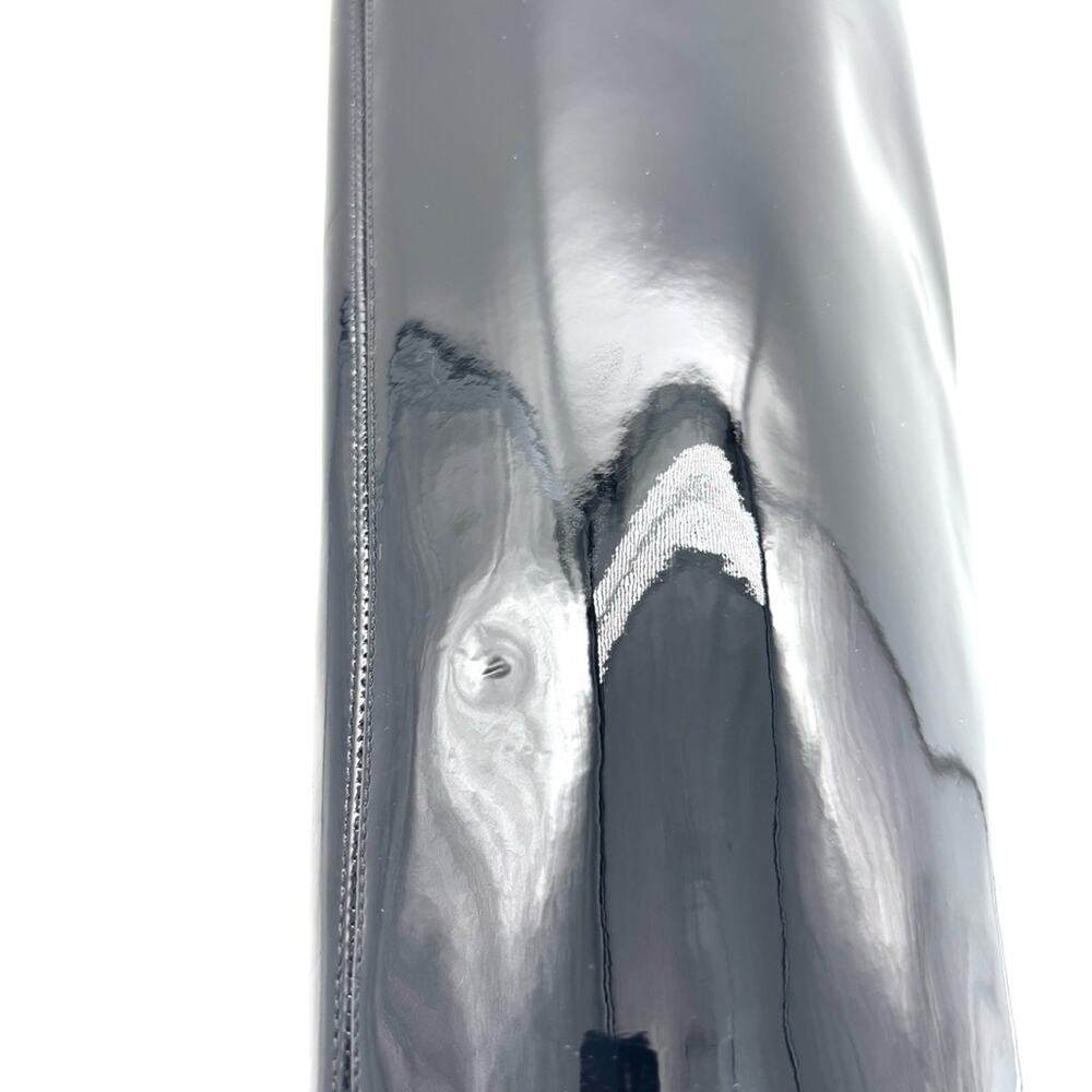 NEW Christian Louboutin Alleo 90 Patent Knee High Platform Boots 41 - Picture 7 of 9